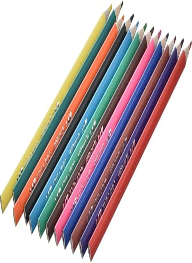 SONIX Colored Pencils S-3025077 12 Vibrant Colors, Single Set